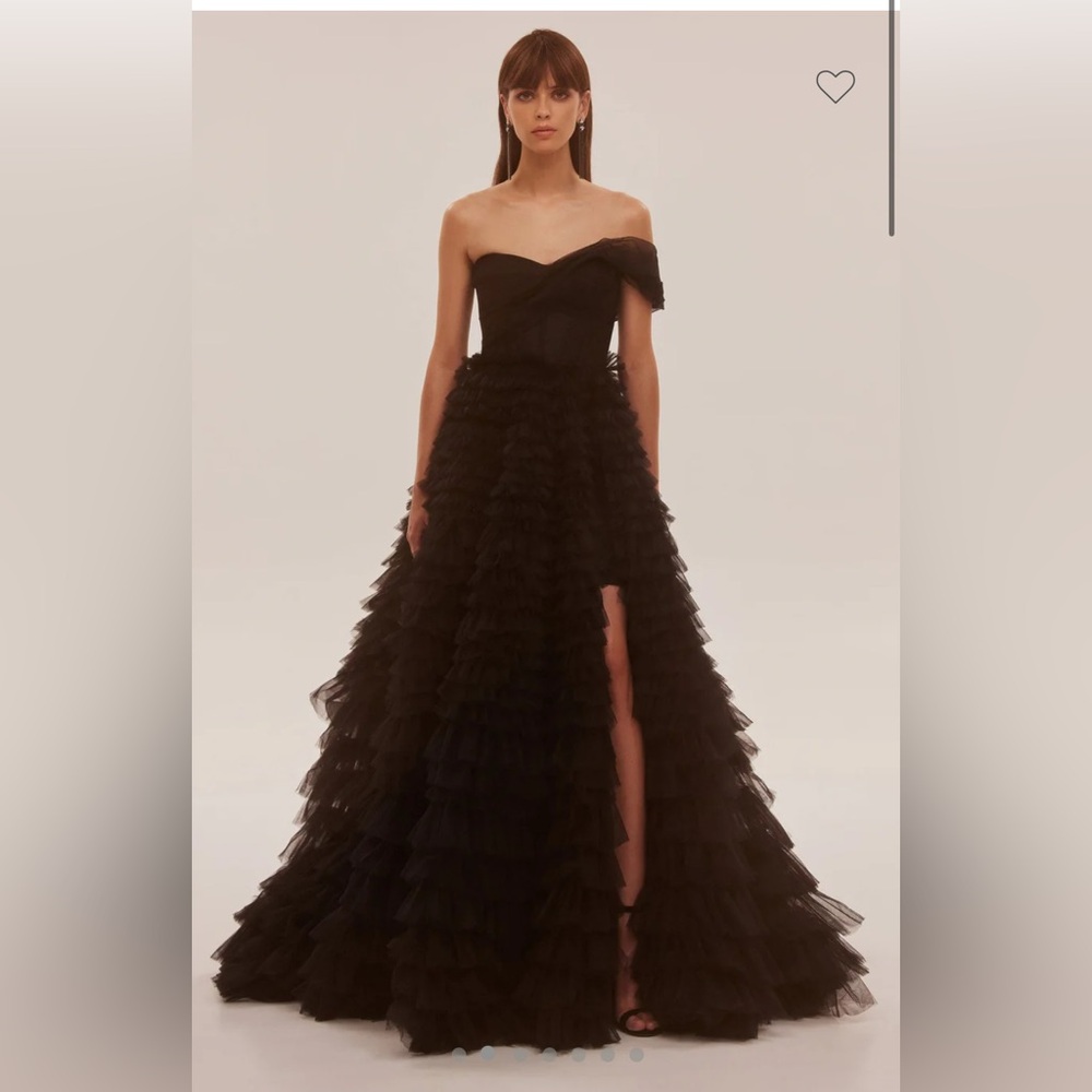 Milla Timeless One-Shoulder Frilly Ballgown